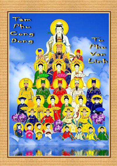 Sơ Đồ Ban Thờ Tam Phủ Công Đồng Tứ Phủ Công Đồng